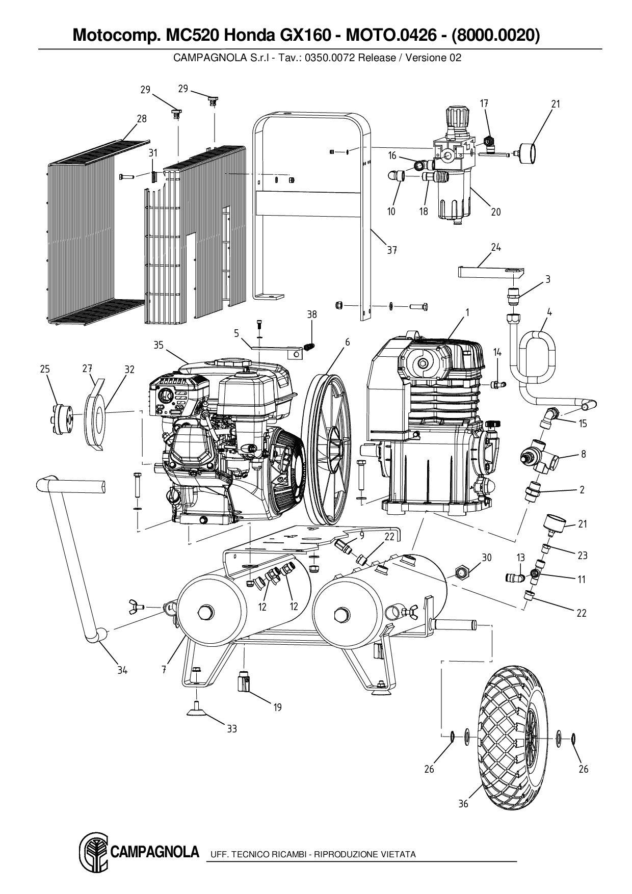 MOTO.0426_Motocomp. MC520 Honda GX160 – (8000.0020)